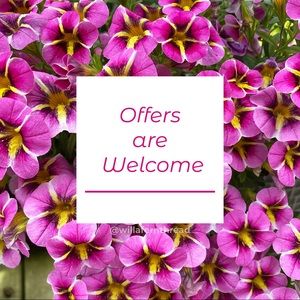 Offers are welcomed!